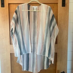 Flowy Striped Kimono Cardigan